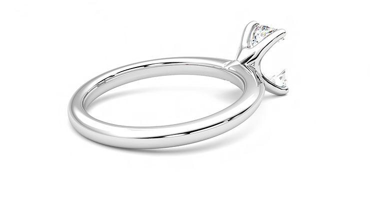 Taylor & Hart Grace Emerald Engagement Ring 360 degree image 12