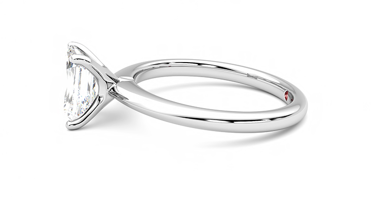 Taylor & Hart Grace Emerald Engagement Ring 360 degree image 21