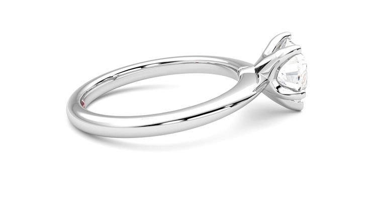 Taylor & Hart Grace Heart Engagement Ring 360 degree image 10
