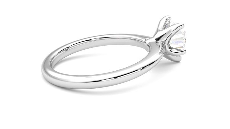 Taylor & Hart Grace Heart Engagement Ring 360 degree image 11