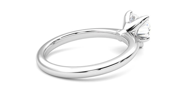 Taylor & Hart Grace Heart Engagement Ring 360 degree image 12