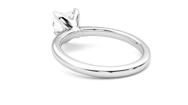 Taylor & Hart Grace Heart Engagement Ring 360 degree image 17