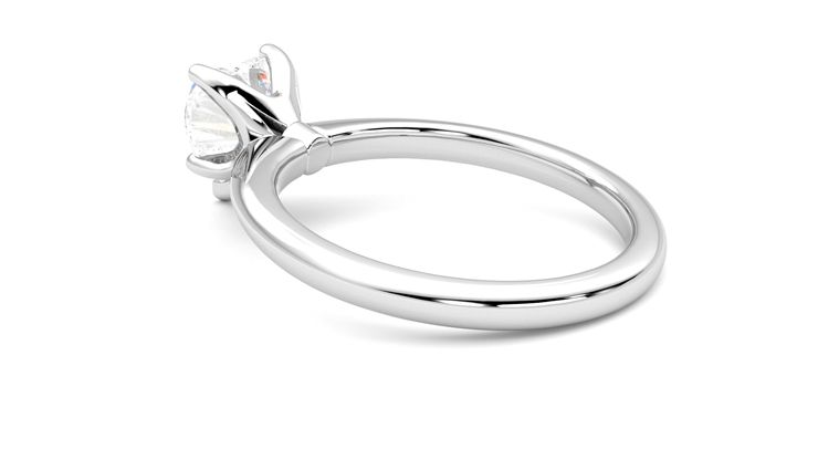 Taylor & Hart Grace Heart Engagement Ring 360 degree image 18