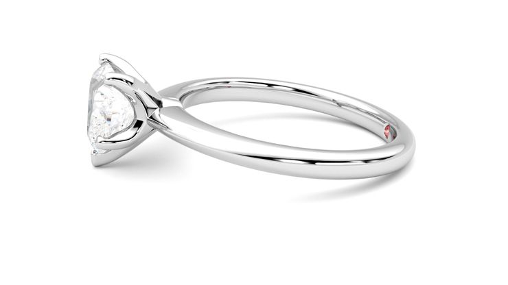 Taylor & Hart Grace Heart Engagement Ring 360 degree image 21