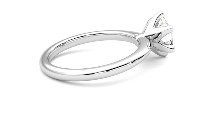 Taylor & Hart Grace Hexagonal Engagement Ring 360 degree image 11