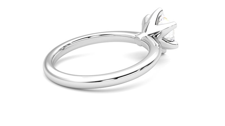 Taylor & Hart Grace Hexagonal Engagement Ring 360 degree image 12