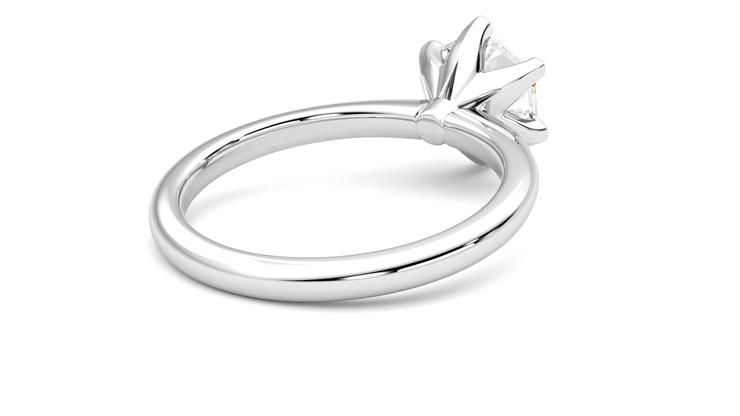 Taylor & Hart Grace Hexagonal Engagement Ring 360 degree image 13