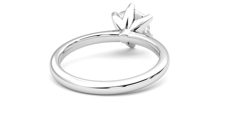 Taylor & Hart Grace Hexagonal Engagement Ring 360 degree image 14