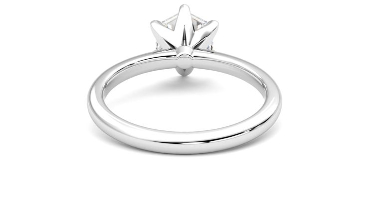 Taylor & Hart Grace Hexagonal Engagement Ring 360 degree image 15