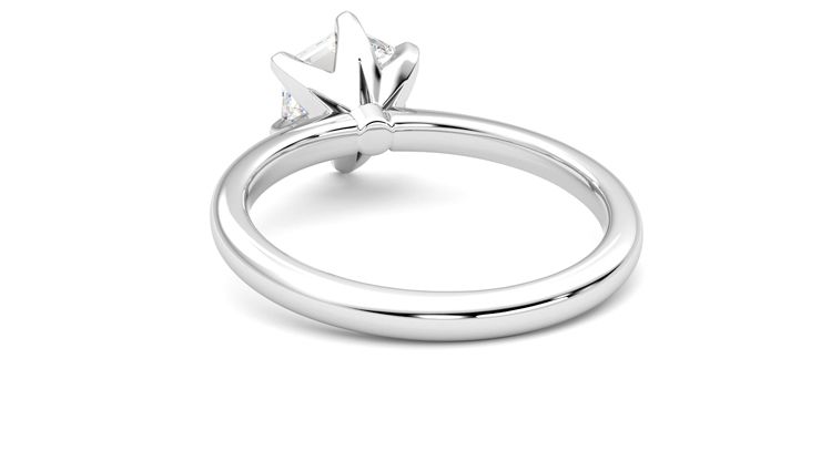 Taylor & Hart Grace Hexagonal Engagement Ring 360 degree image 16
