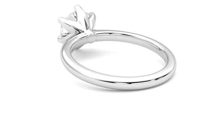 Taylor & Hart Grace Hexagonal Engagement Ring 360 degree image 17