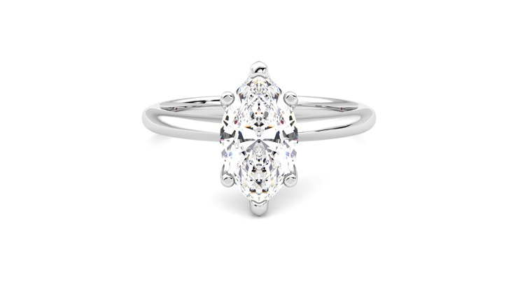 Taylor & Hart Grace Marquise Engagement Ring 360 degree image 0