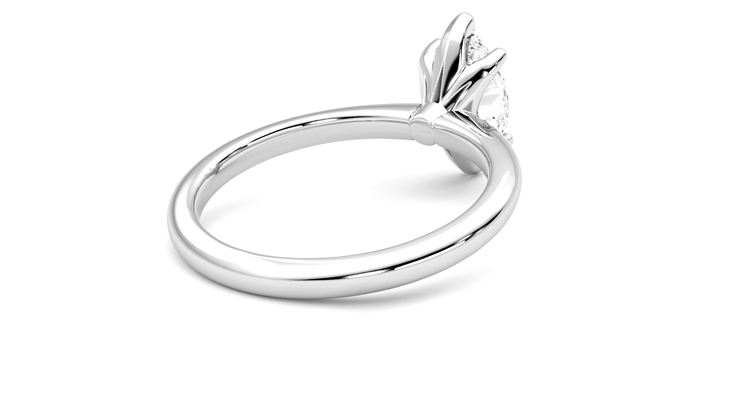 Taylor & Hart Grace Marquise Engagement Ring 360 degree image 13