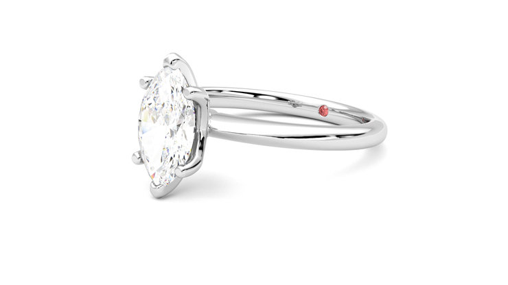 Taylor & Hart Grace Marquise Engagement Ring 360 degree image 24