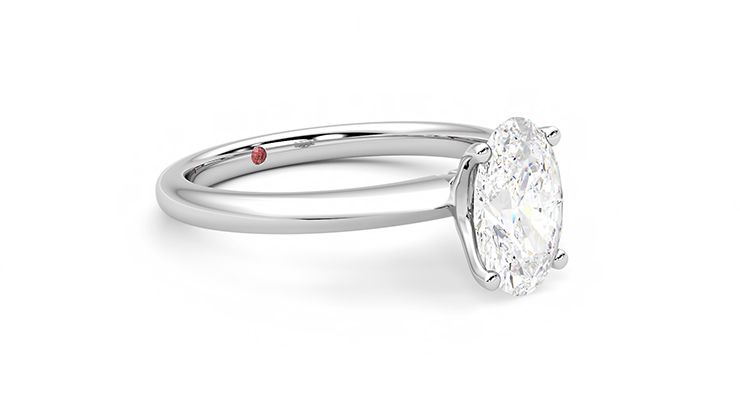 Taylor & Hart Grace Oval Engagement Ring 360 degree image 6