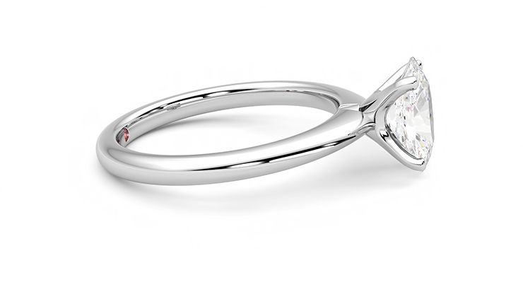 Taylor & Hart Grace Oval Engagement Ring 360 degree image 9
