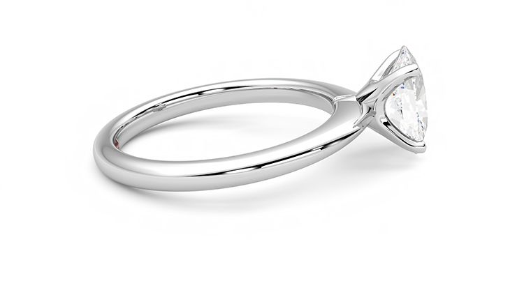 Taylor & Hart Grace Oval Engagement Ring 360 degree image 10