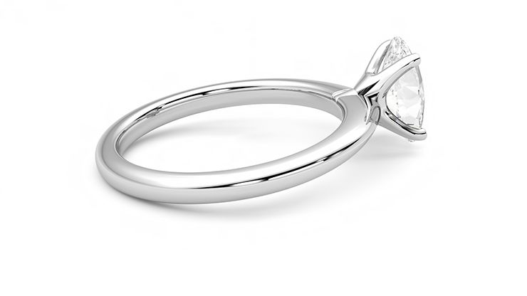 Taylor & Hart Grace Oval Engagement Ring 360 degree image 11