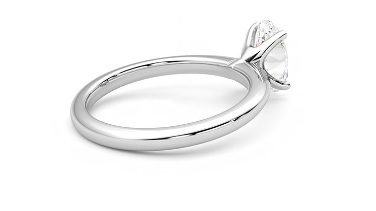 Taylor & Hart Grace Oval Engagement Ring 360 degree image 12