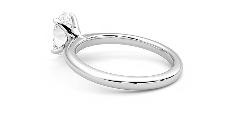 Taylor & Hart Grace Oval Engagement Ring 360 degree image 18