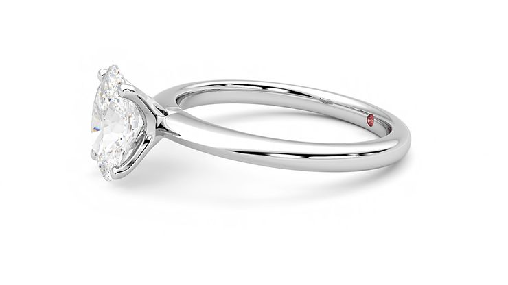 Taylor & Hart Grace Oval Engagement Ring 360 degree image 22