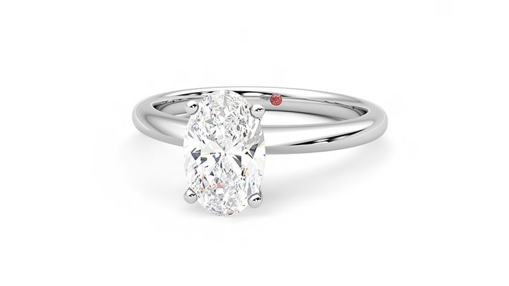 Taylor & Hart Grace Oval Engagement Ring 360 degree image 27