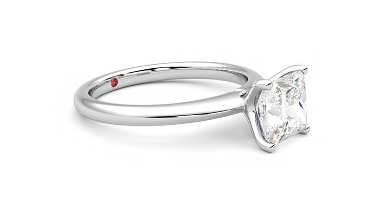 Taylor & Hart Grace Princess Engagement Ring 360 degree image 7