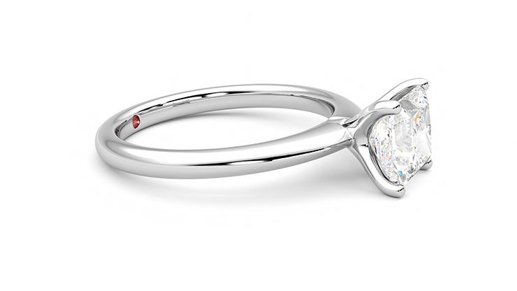 Taylor & Hart Grace Princess Engagement Ring 360 degree image 8