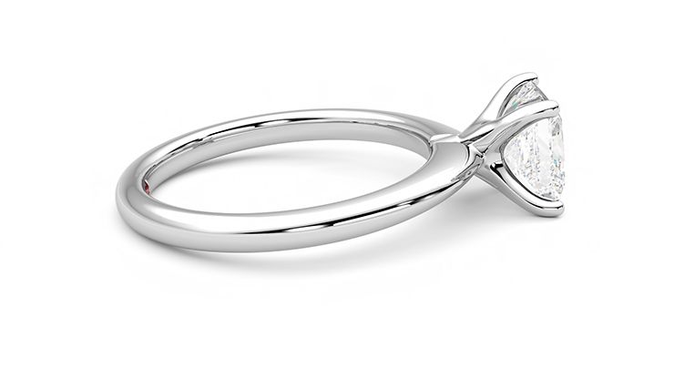 Taylor & Hart Grace Princess Engagement Ring 360 degree image 10