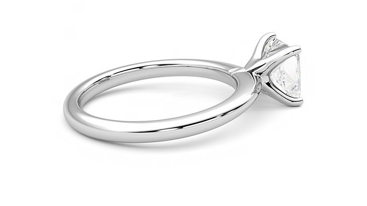 Taylor & Hart Grace Princess Engagement Ring 360 degree image 11