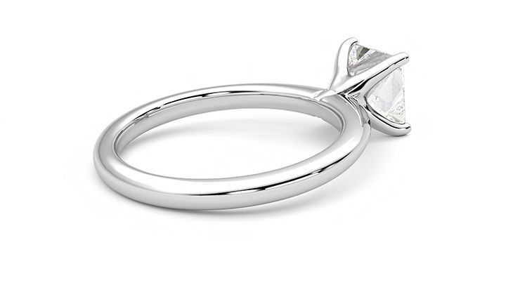 Taylor & Hart Grace Princess Engagement Ring 360 degree image 12