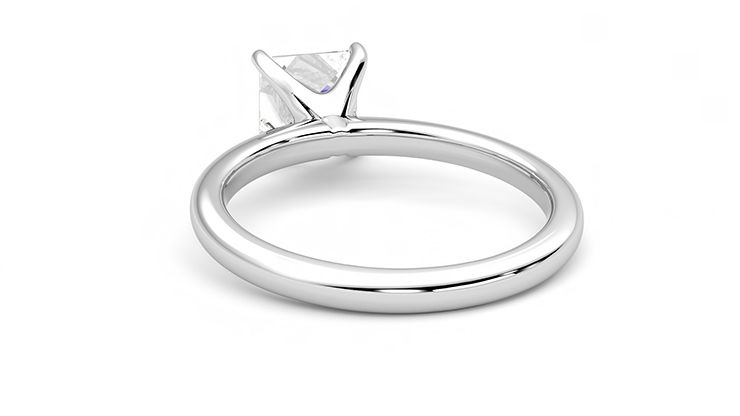 Taylor & Hart Grace Princess Engagement Ring 360 degree image 16