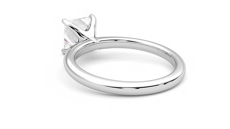 Taylor & Hart Grace Princess Engagement Ring 360 degree image 17