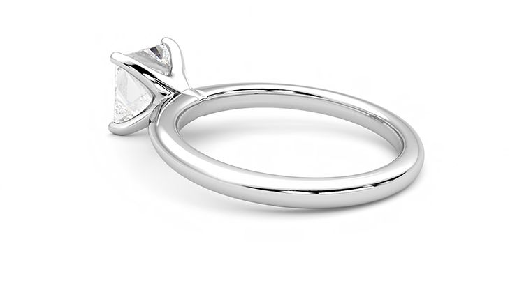 Taylor & Hart Grace Princess Engagement Ring 360 degree image 18