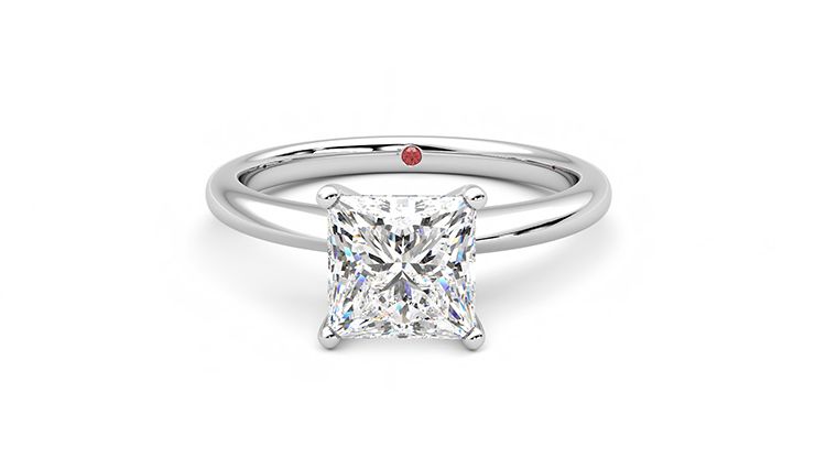 Taylor & Hart Grace Princess Engagement Ring 360 degree image 29