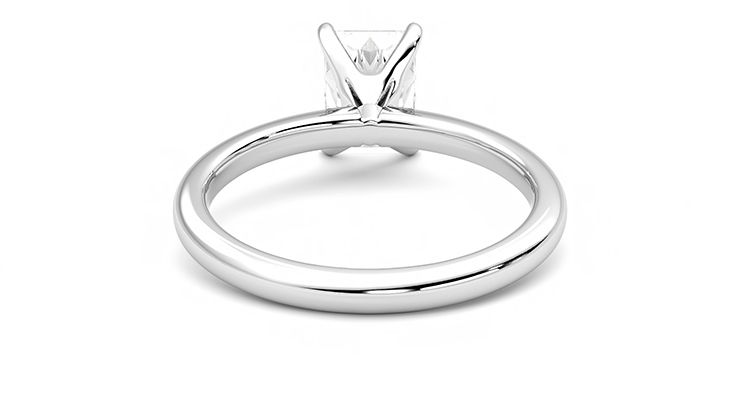 Taylor & Hart Grace Radiant Engagement Ring 360 degree image 15