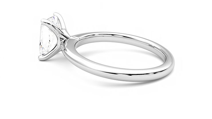 Taylor & Hart Grace Radiant Engagement Ring 360 degree image 19