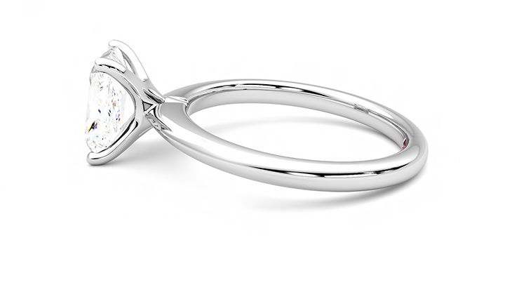 Taylor & Hart Grace Radiant Engagement Ring 360 degree image 20