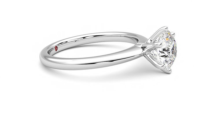 Taylor & Hart Grace Round Engagement Ring 360 degree image 8