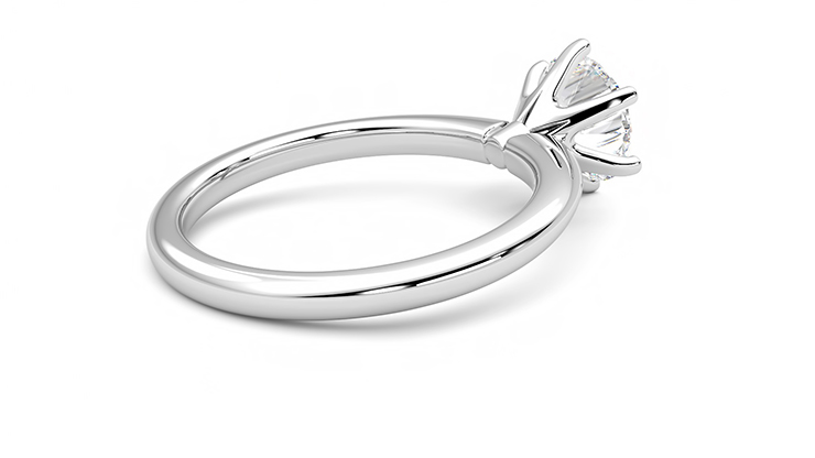 Taylor & Hart Grace Round Engagement Ring 360 degree image 12