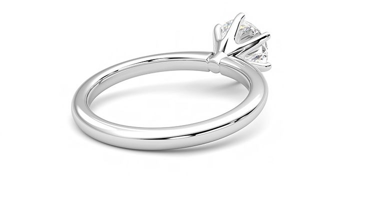 Taylor & Hart Grace Round Engagement Ring 360 degree image 13