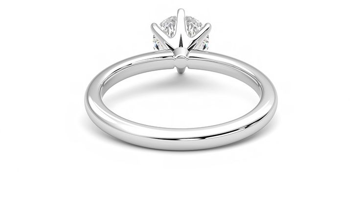 Taylor & Hart Grace Round Engagement Ring 360 degree image 15