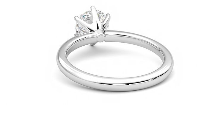 Taylor & Hart Grace Round Engagement Ring 360 degree image 16