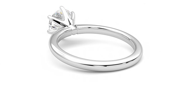 Taylor & Hart Grace Round Engagement Ring 360 degree image 17
