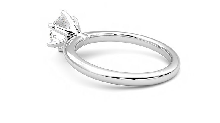 Taylor & Hart Grace Round Engagement Ring 360 degree image 18