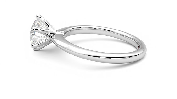 Taylor & Hart Grace Round Engagement Ring 360 degree image 20