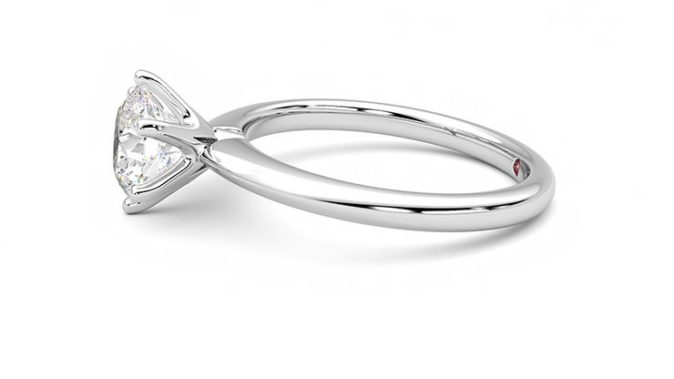 Taylor & Hart Grace Round Engagement Ring 360 degree image 21