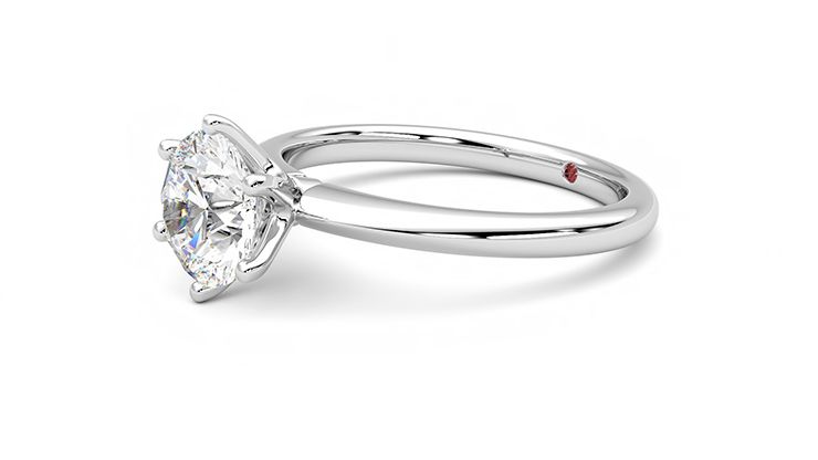 Taylor & Hart Grace Round Engagement Ring 360 degree image 23