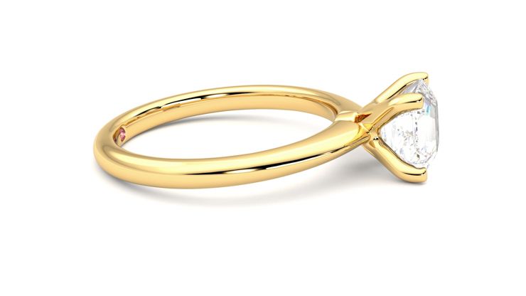 Taylor & Hart Grace Asscher Engagement Ring 360 degree image 9