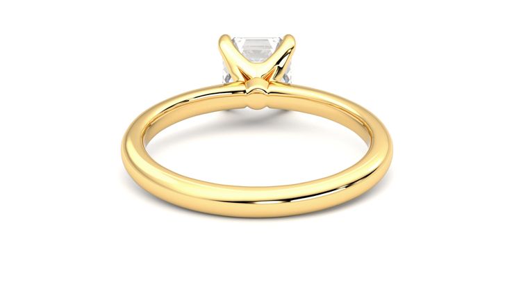 Taylor & Hart Grace Asscher Engagement Ring 360 degree image 15